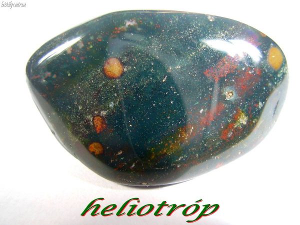 Heliotrope tumbled stone
